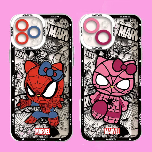 Spider Man  X Hello Kitty Phone Case