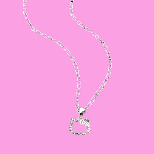 Hello Kitty Silver Necklace