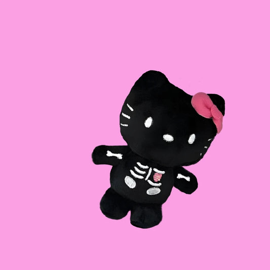 Hello Kitty Skeleton Plush