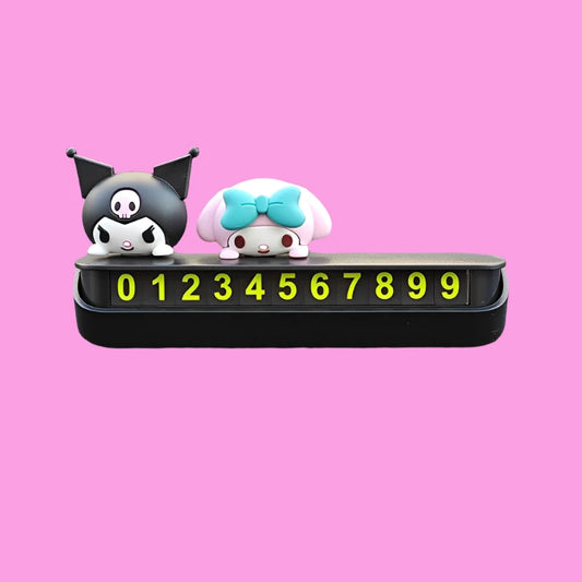 Sanrio  Phone Number Plate Car Interior