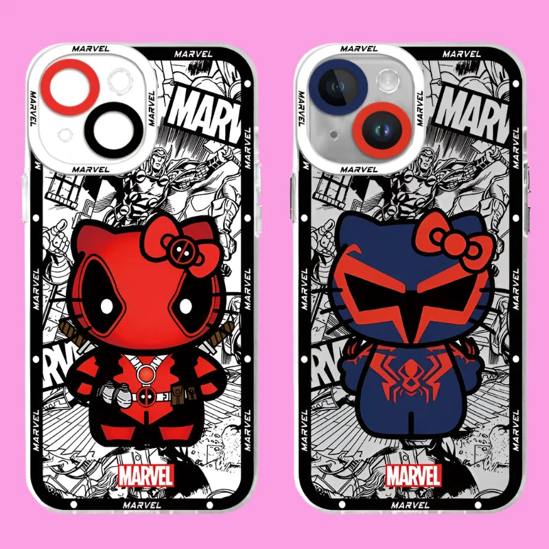 Spider Man  X Hello Kitty Phone Case